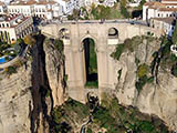 Vue aérienne du Tajo de Ronda
