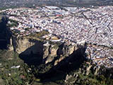 Vue aérienne de Ronda